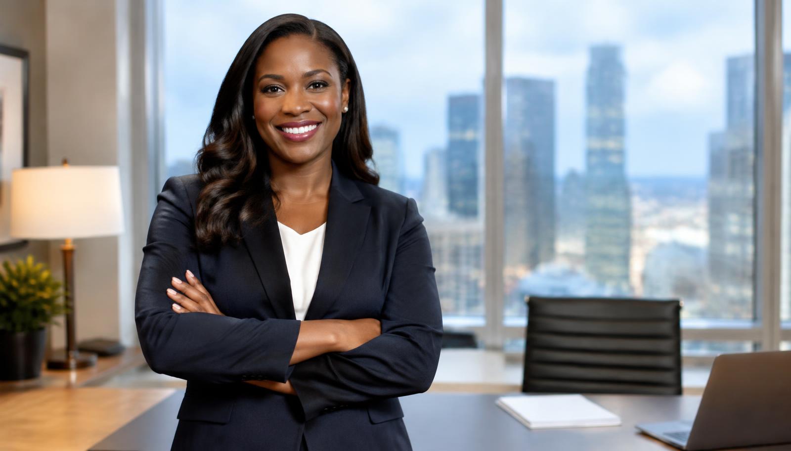 Financial advisor welcoming clients to Financial Partner Group